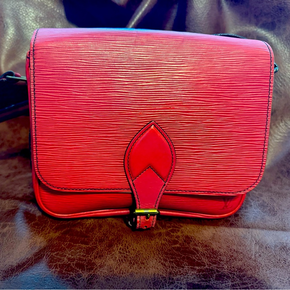 Louis Vuitton LV Epi Leather Cartouchiere (MAKE OFFER) France, Mar 2019, Red